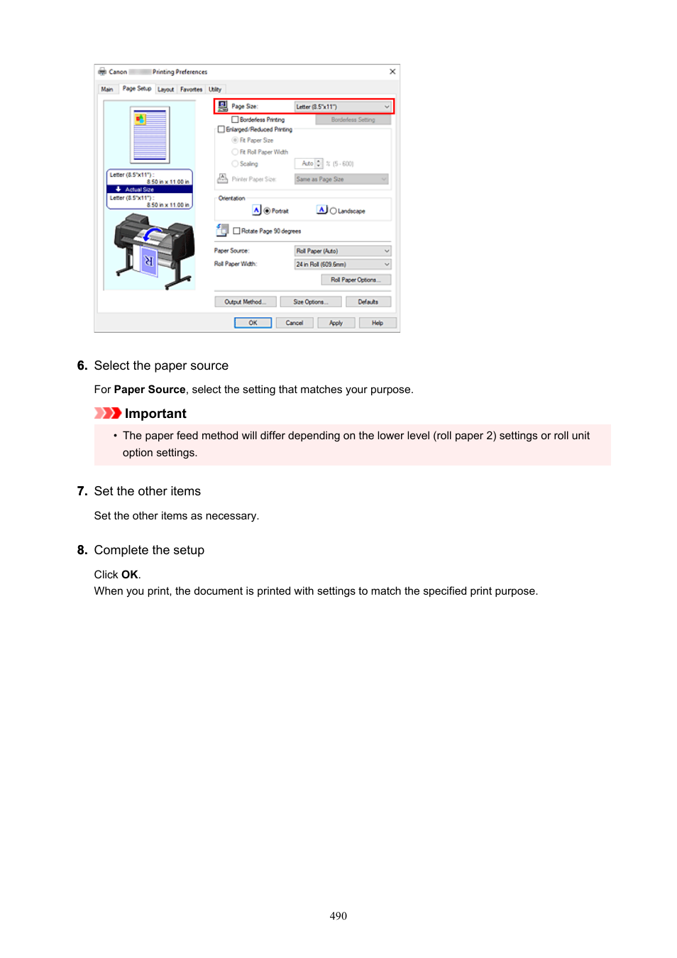 Canon imagePROGRAF GP-4000 User Manual | Page 490 / 1015