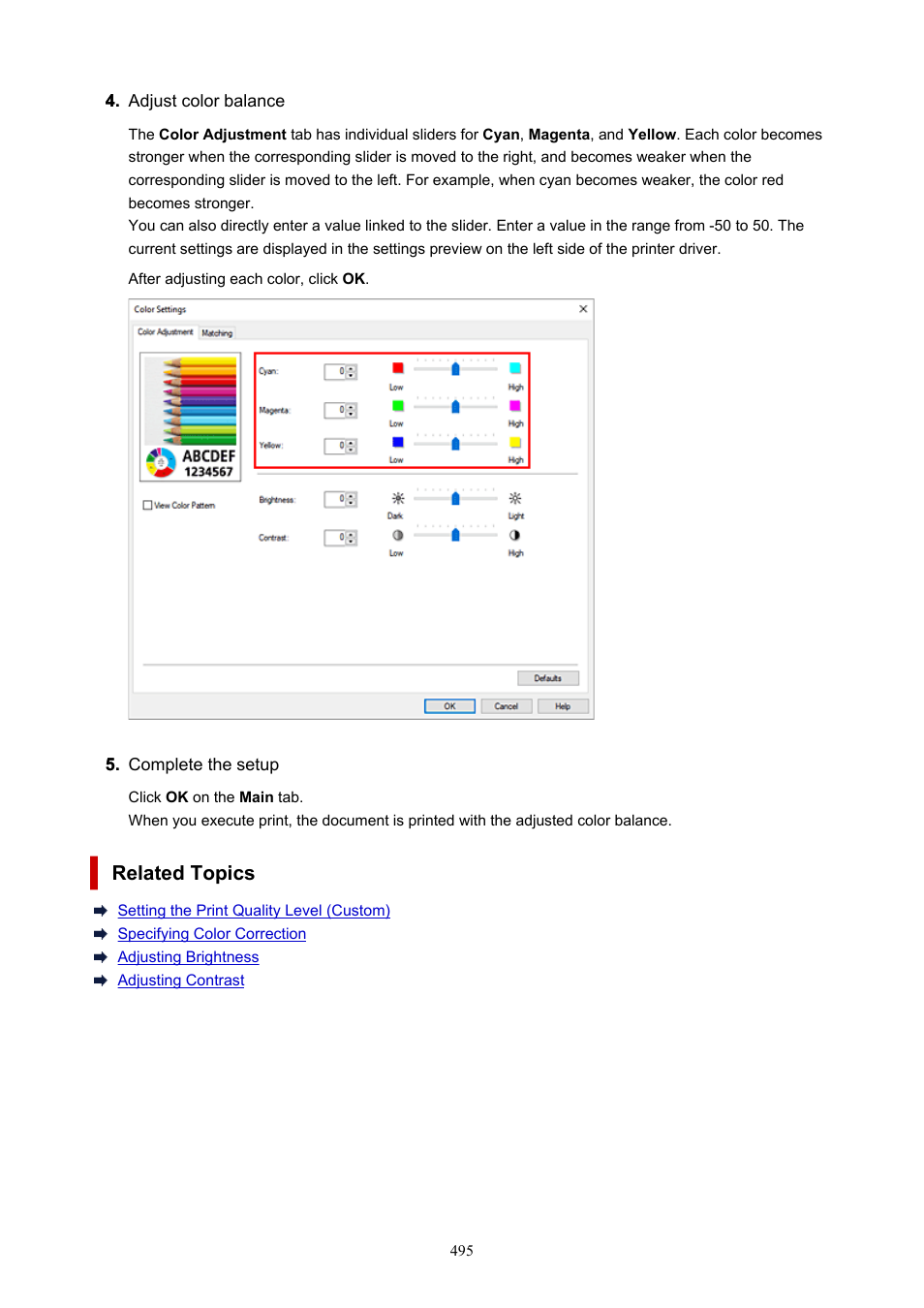 Related topics | Canon imagePROGRAF GP-4000 User Manual | Page 495 / 1015