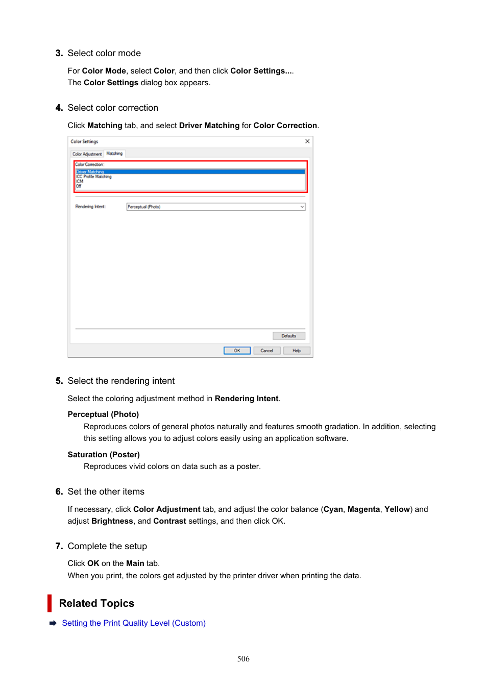 Related topics | Canon imagePROGRAF GP-4000 User Manual | Page 506 / 1015