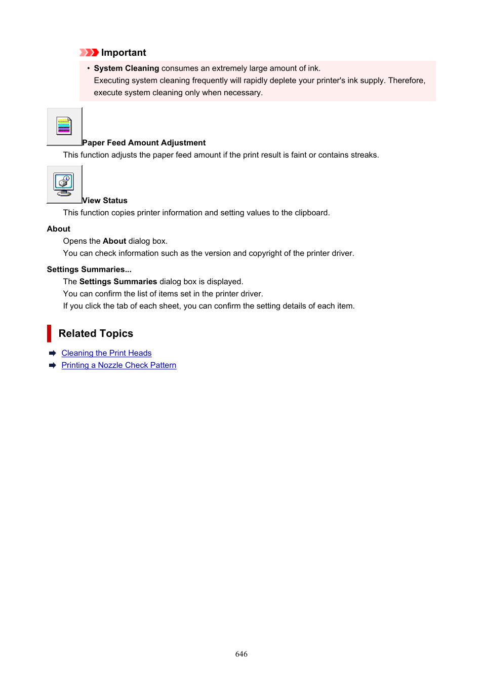 Related topics | Canon imagePROGRAF GP-4000 User Manual | Page 646 / 1015