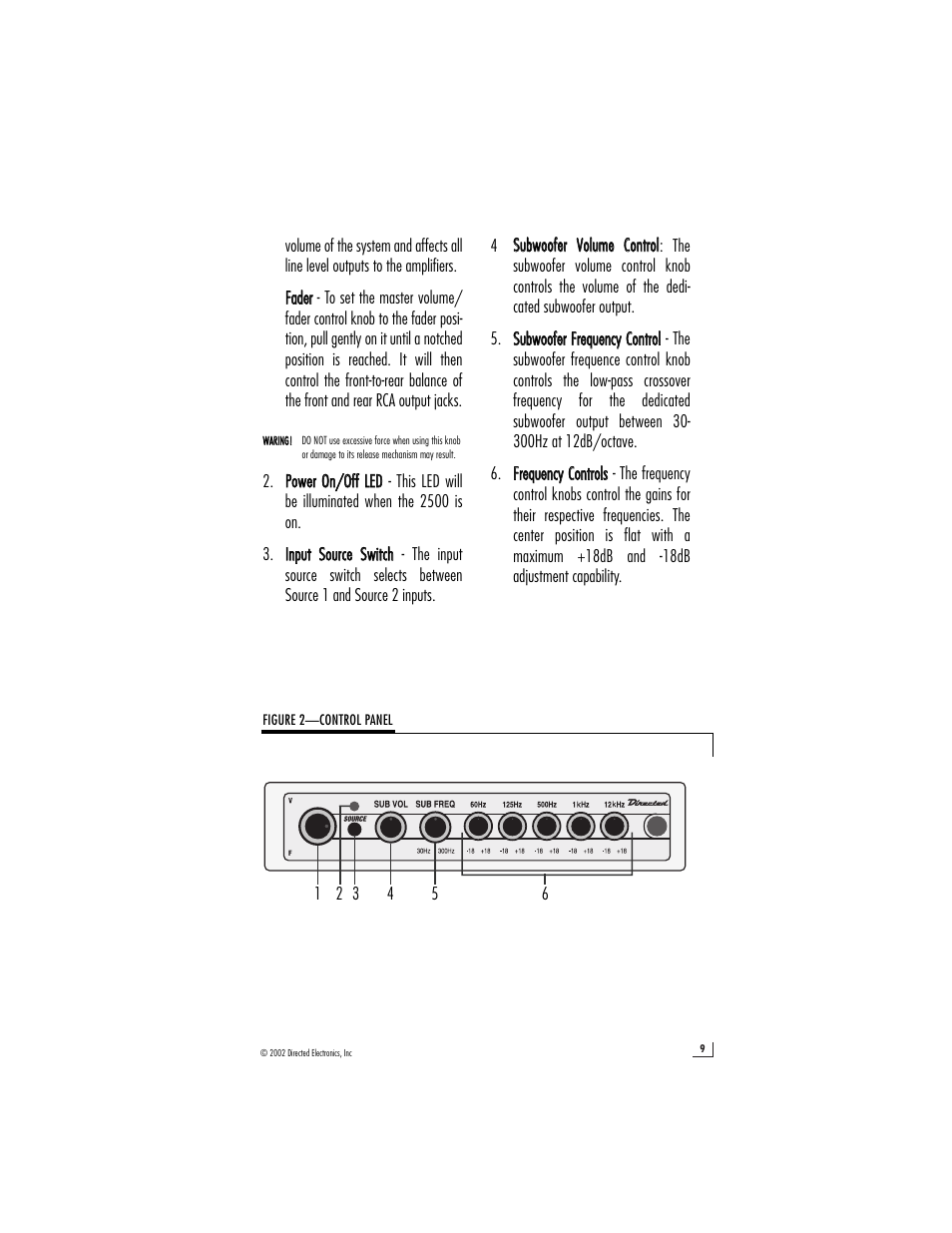 Directed Electronics 2500 User Manual | Page 9 / 12