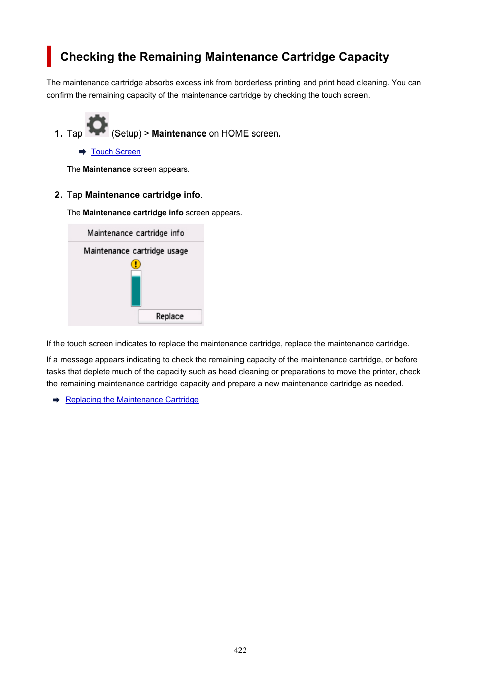 Canon imagePROGRAF TM-300 36" Large-Format Inkjet Printer with L36ei Scanner Kit User Manual | Page 422 / 947
