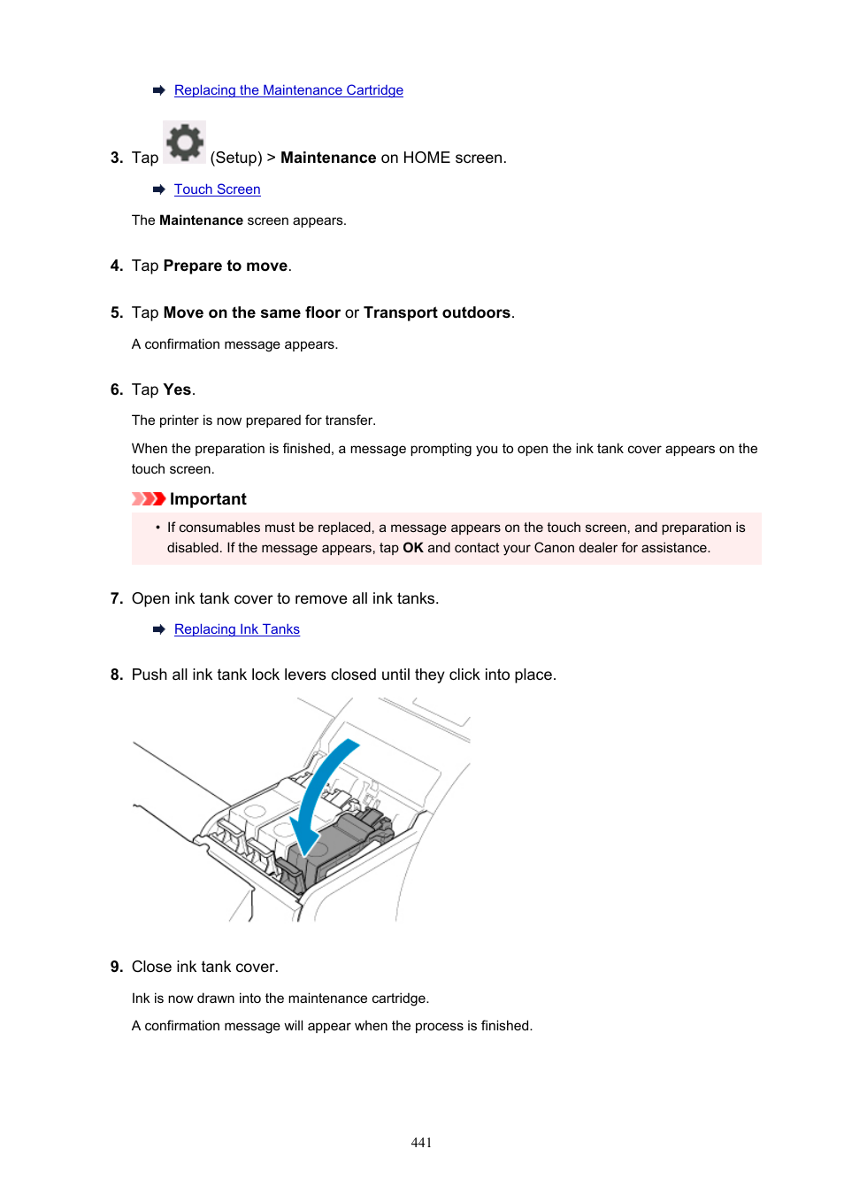 Canon imagePROGRAF TM-300 36" Large-Format Inkjet Printer with L36ei Scanner Kit User Manual | Page 441 / 947