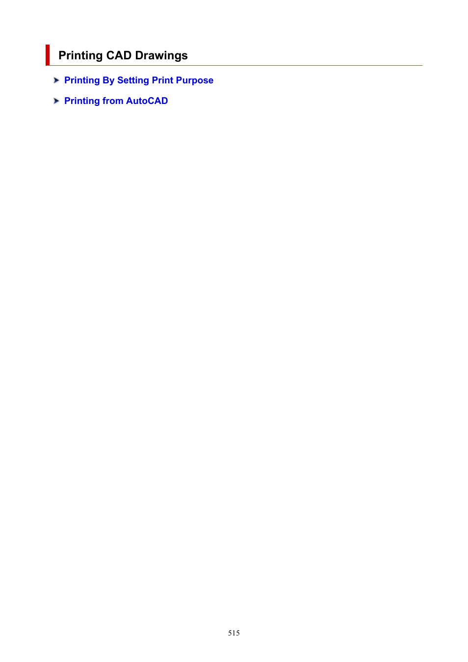 Printing cad drawings | Canon imagePROGRAF TM-300 36" Large-Format Inkjet Printer with L36ei Scanner Kit User Manual | Page 515 / 947
