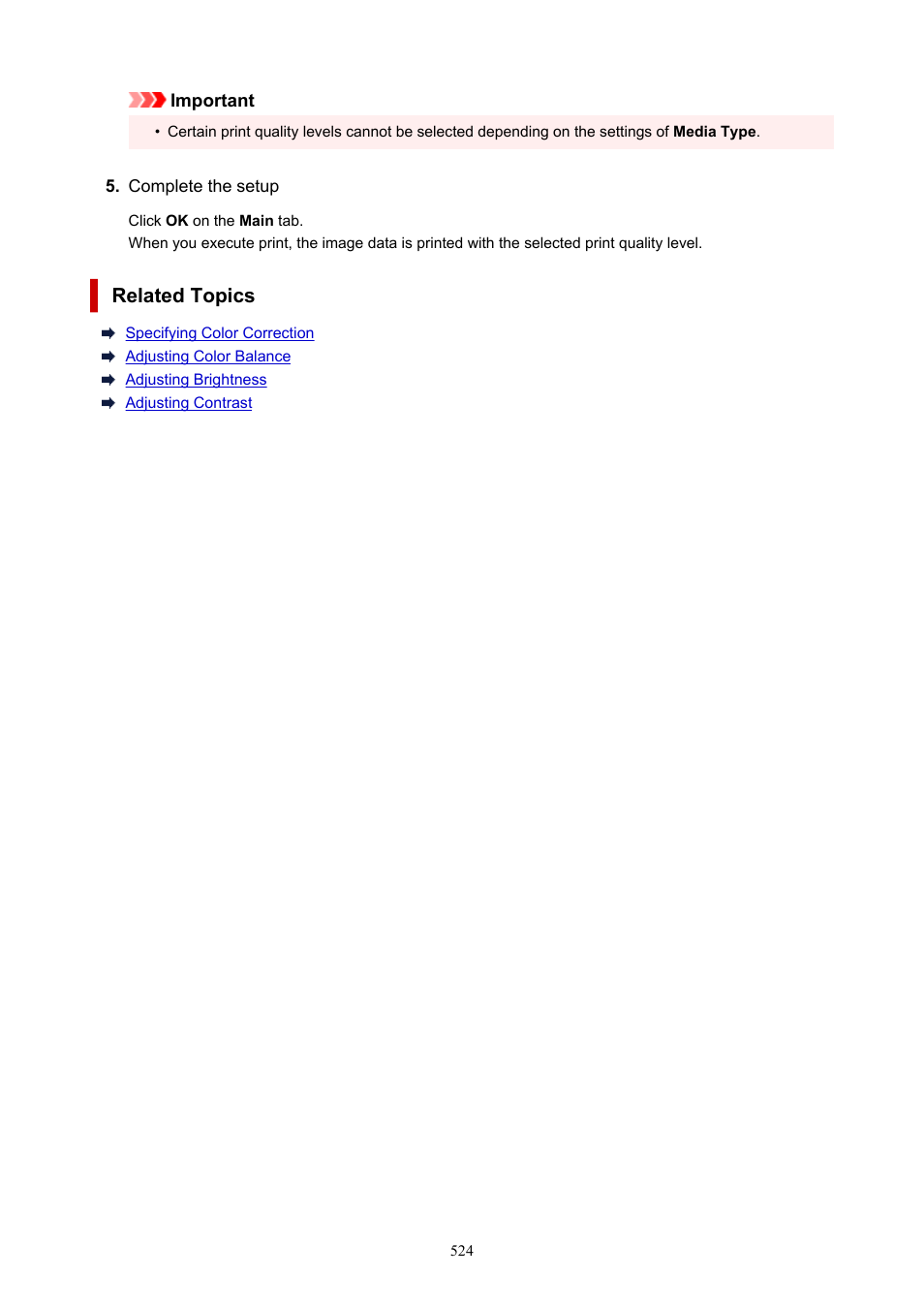 Related topics | Canon imagePROGRAF TM-300 36" Large-Format Inkjet Printer with L36ei Scanner Kit User Manual | Page 524 / 947