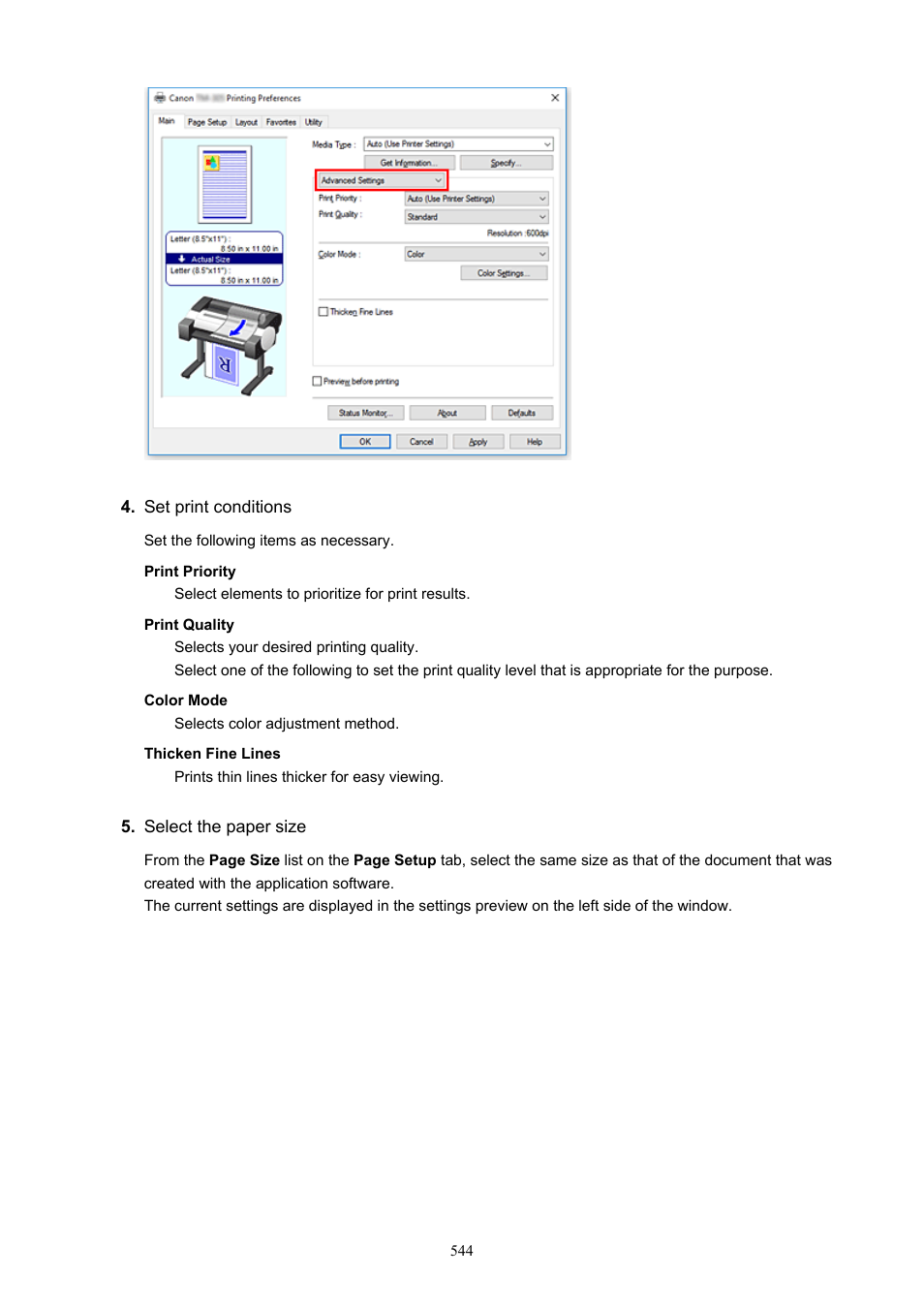 Canon imagePROGRAF TM-300 36" Large-Format Inkjet Printer with L36ei Scanner Kit User Manual | Page 544 / 947