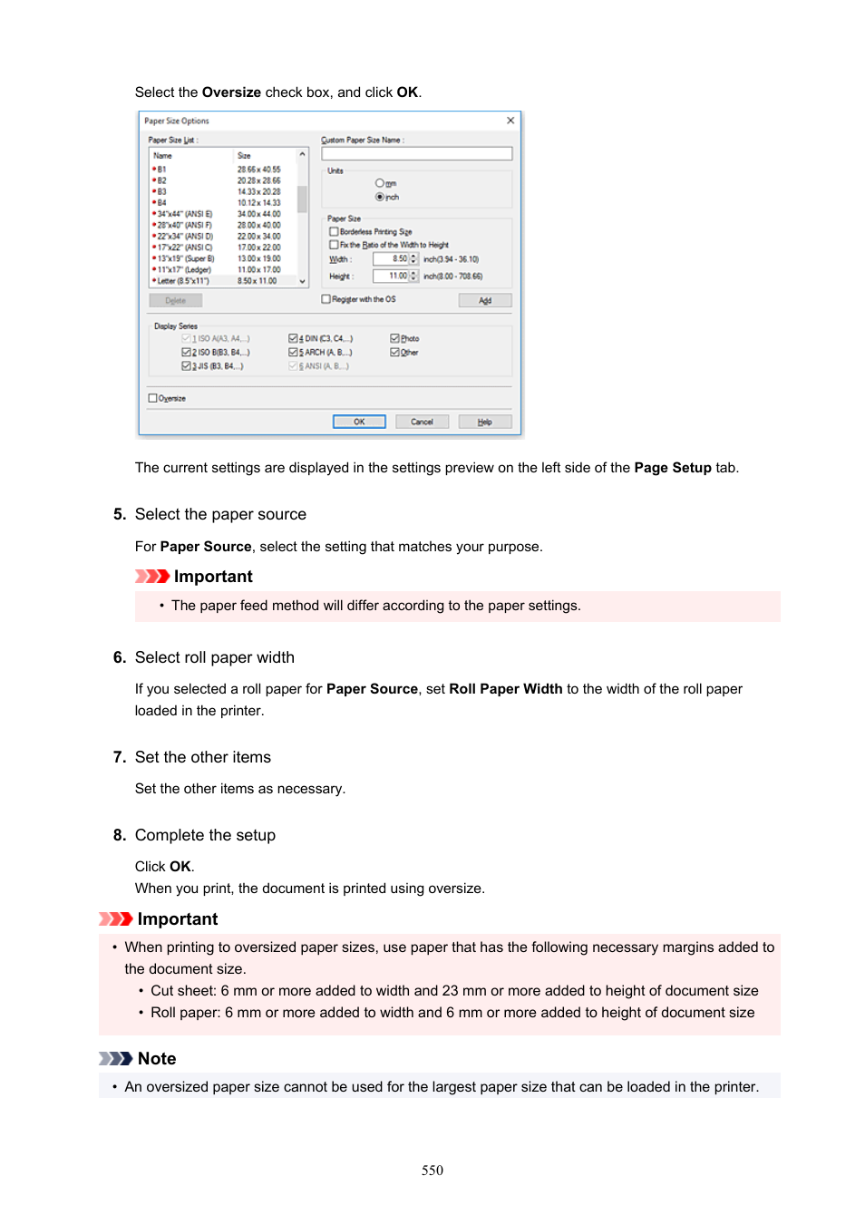 Canon imagePROGRAF TM-300 36" Large-Format Inkjet Printer with L36ei Scanner Kit User Manual | Page 550 / 947