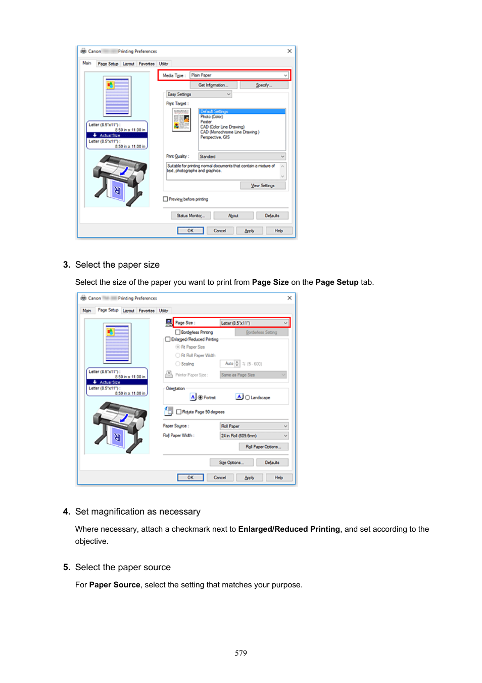 Canon imagePROGRAF TM-300 36" Large-Format Inkjet Printer with L36ei Scanner Kit User Manual | Page 579 / 947