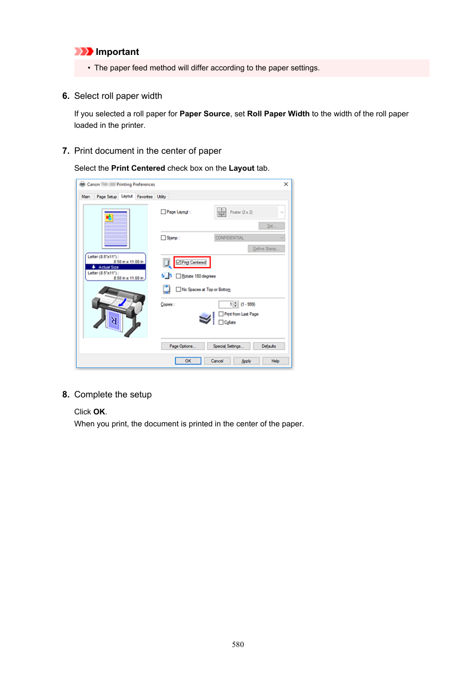 Canon imagePROGRAF TM-300 36" Large-Format Inkjet Printer with L36ei Scanner Kit User Manual | Page 580 / 947