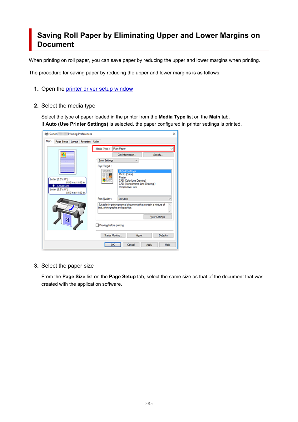 Canon imagePROGRAF TM-300 36" Large-Format Inkjet Printer with L36ei Scanner Kit User Manual | Page 585 / 947