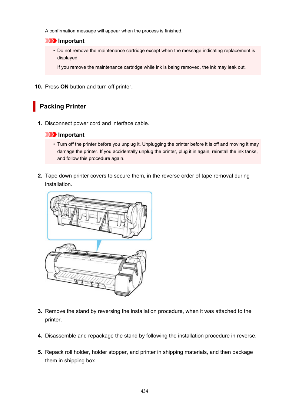 Canon imagePROGRAF TA-20 MFP 24" Large Format Printer with L24ei Scanner and Stand Kit User Manual | Page 434 / 926