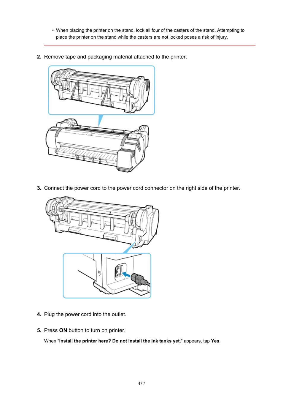 Canon imagePROGRAF TA-20 MFP 24" Large Format Printer with L24ei Scanner and Stand Kit User Manual | Page 437 / 926