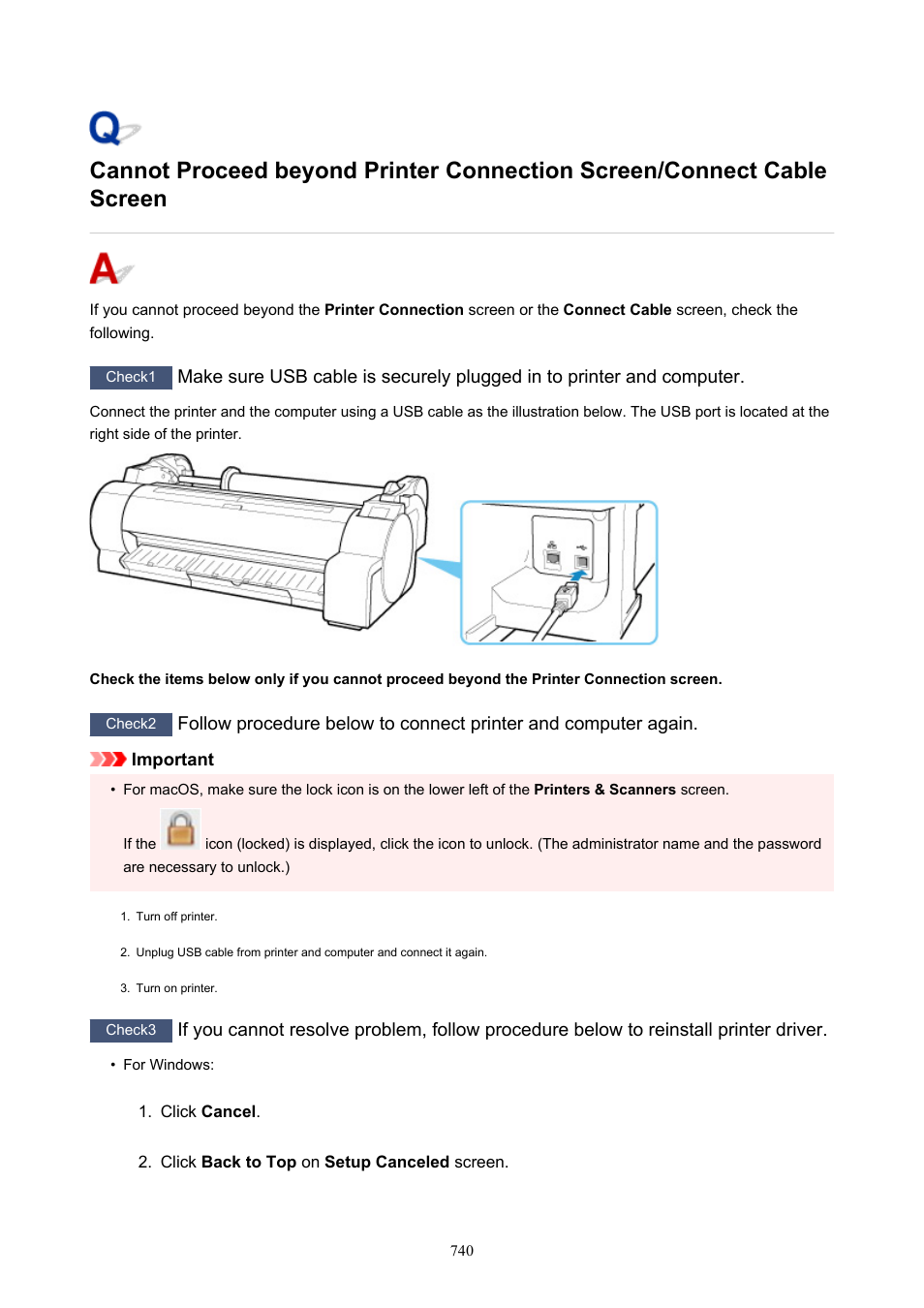 Canon imagePROGRAF TA-20 MFP 24" Large Format Printer with L24ei Scanner and Stand Kit User Manual | Page 740 / 926