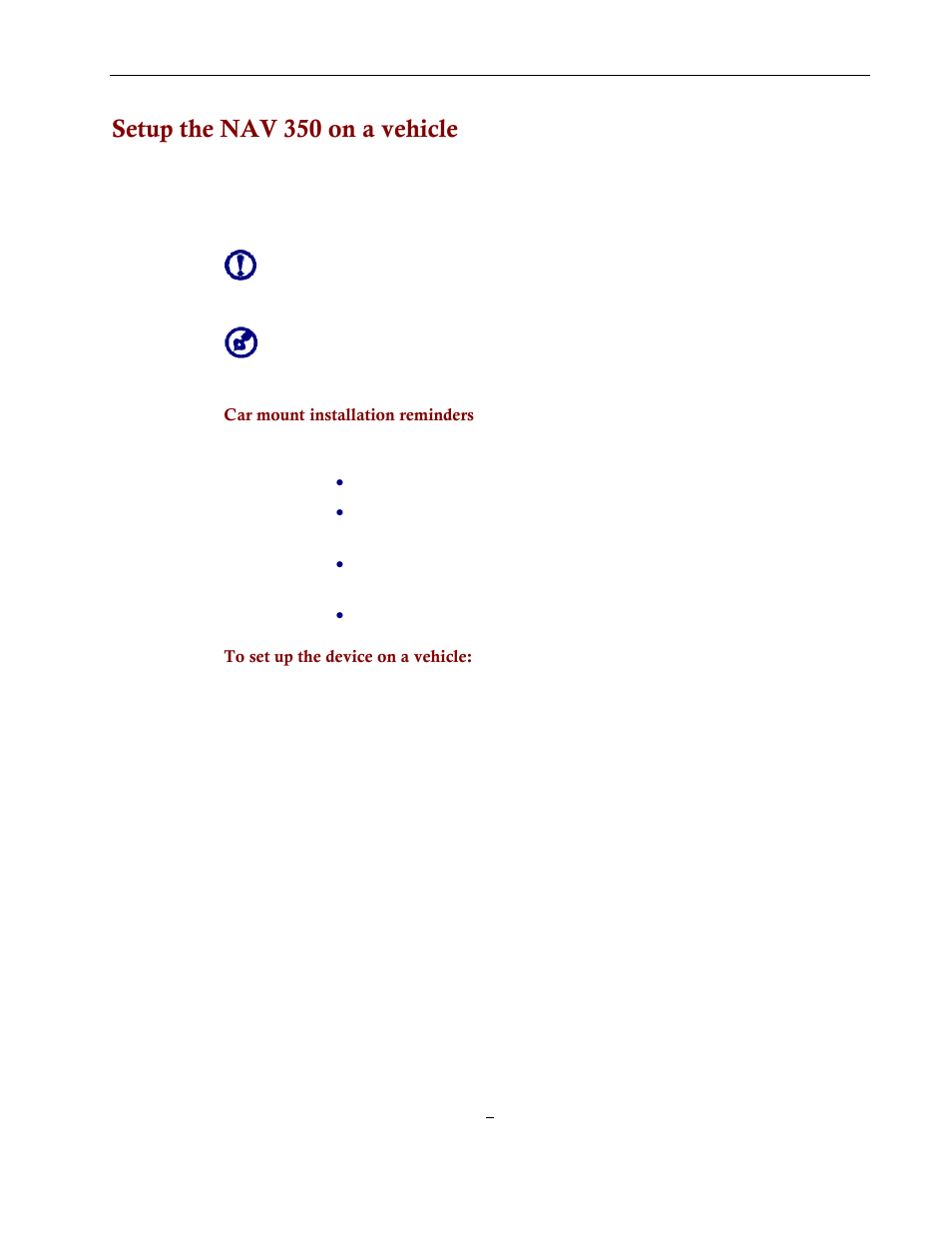 Setup the nav 350 on a vehicle | Directed Electronics NAV350 User Manual | Page 10 / 71