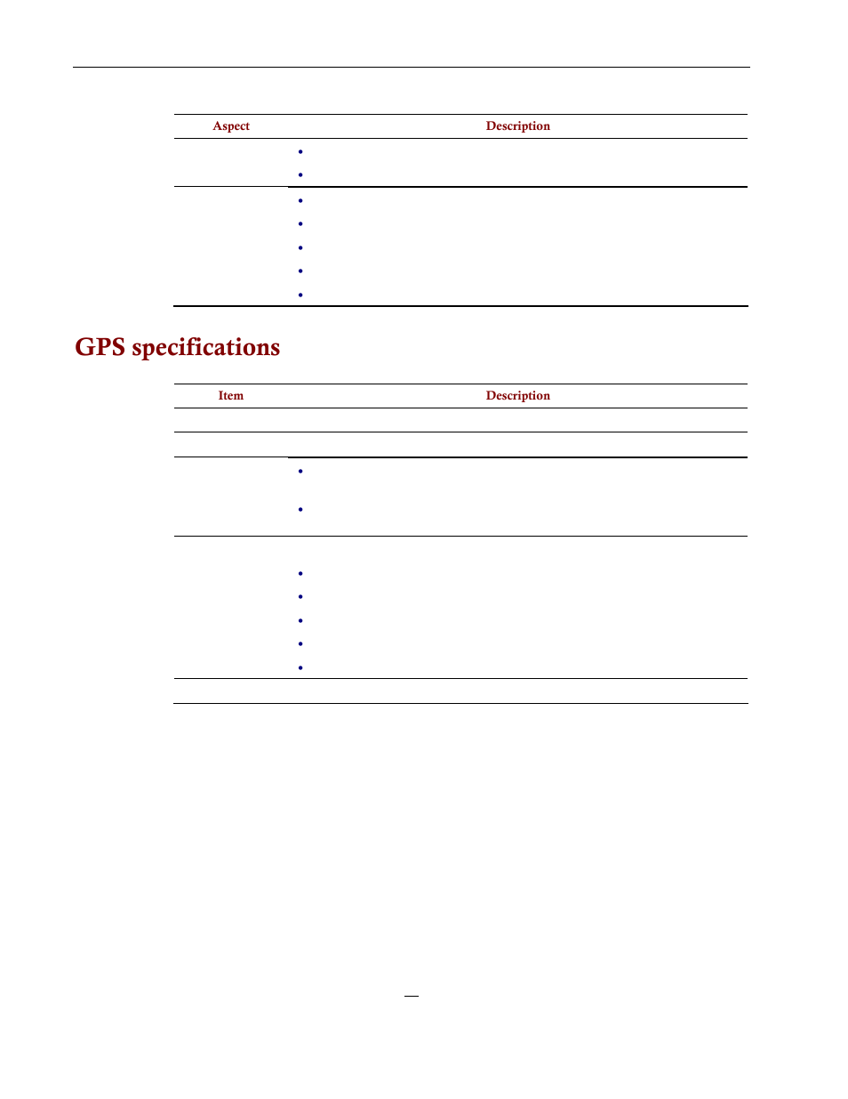 Gps specifications | Directed Electronics NAV350 User Manual | Page 63 / 71