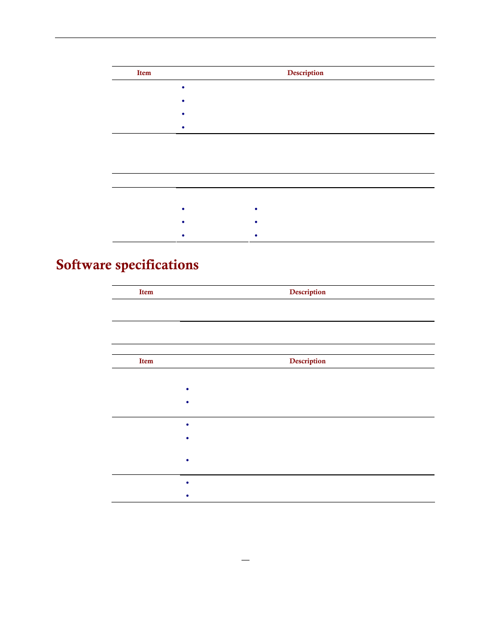 Software specifications | Directed Electronics NAV350 User Manual | Page 64 / 71