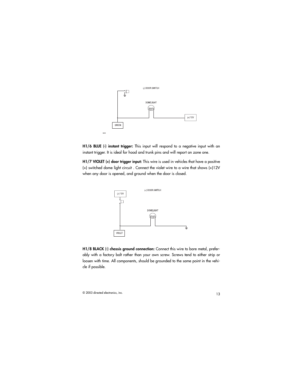 Directed Electronics AM1 User Manual | Page 15 / 36