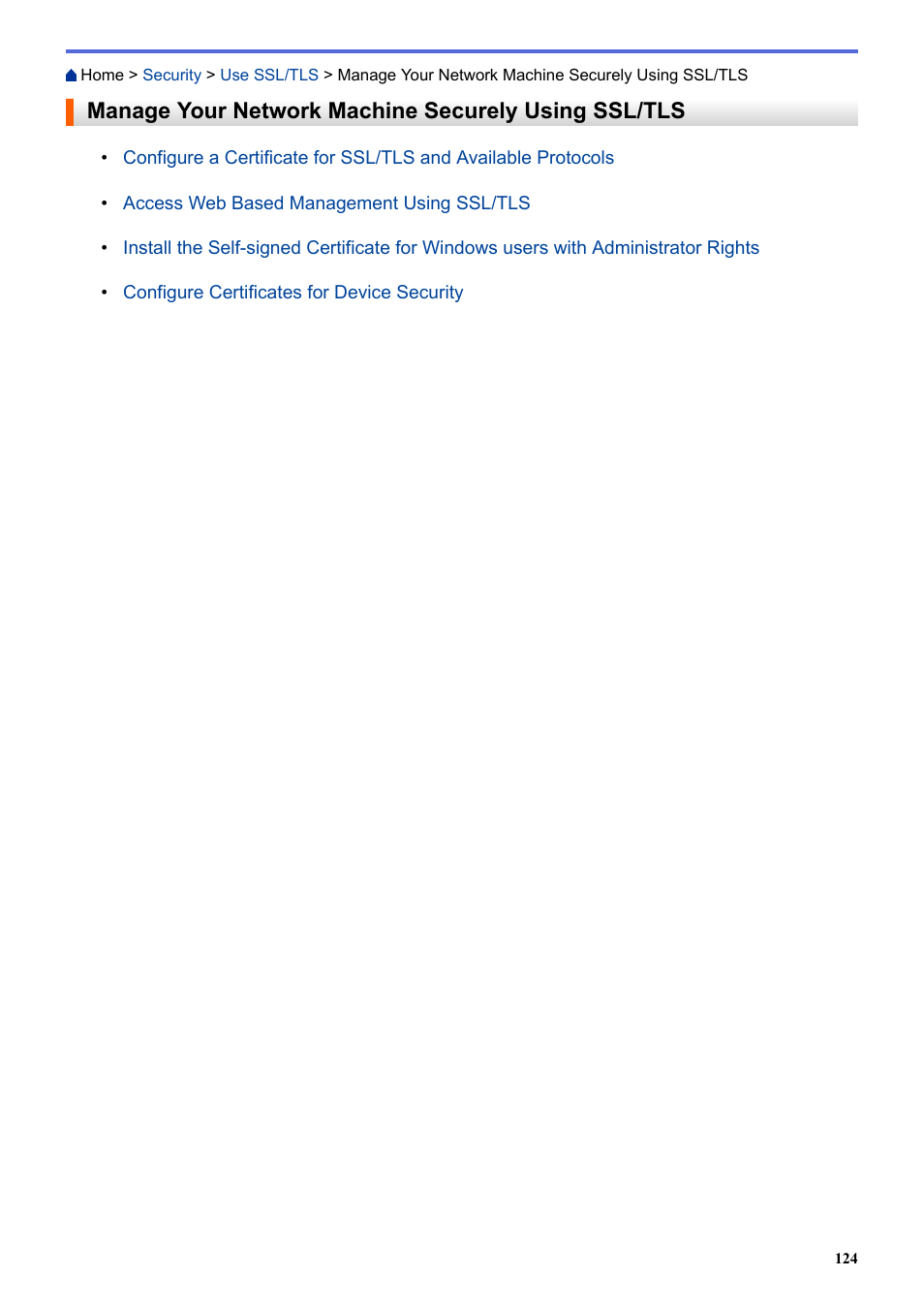 Manage your network machine securely using ssl/tls | Brother HLL9410CDN Enterprise Color Laser Printer User Manual | Page 129 / 334