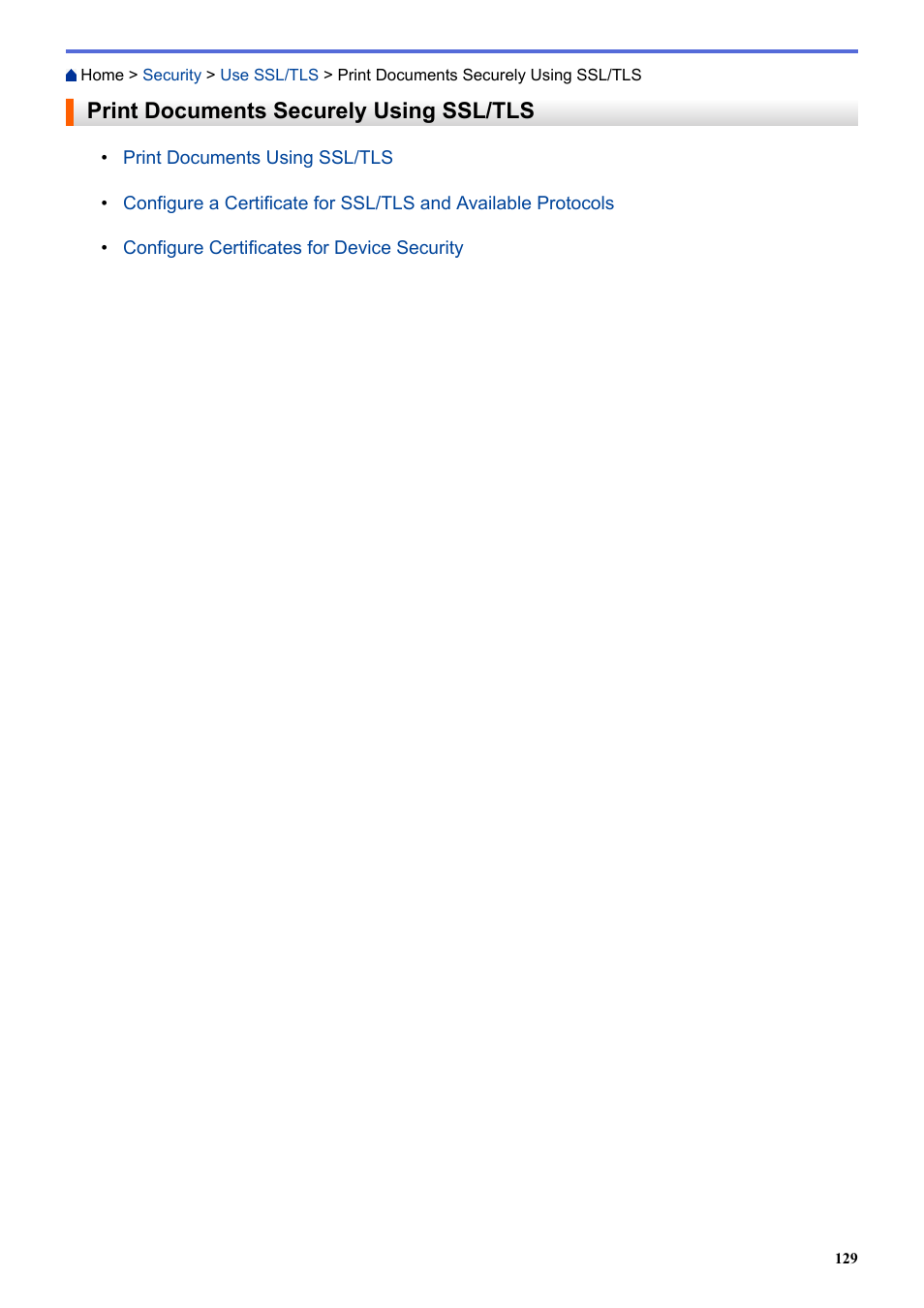 Print documents securely using ssl/tls | Brother HLL9410CDN Enterprise Color Laser Printer User Manual | Page 134 / 334