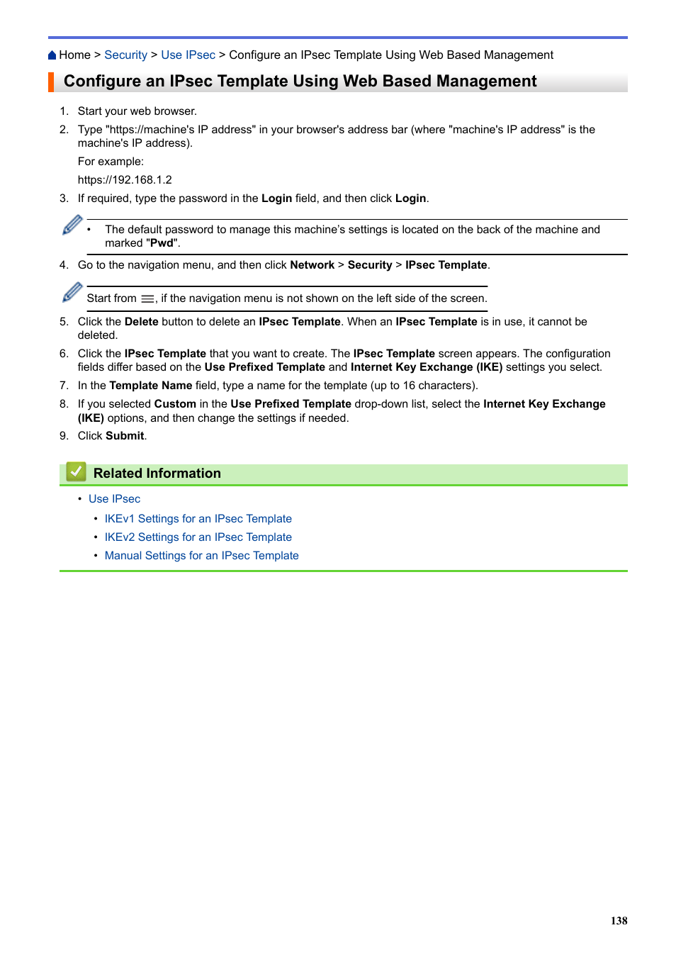 Brother HLL9410CDN Enterprise Color Laser Printer User Manual | Page 143 / 334