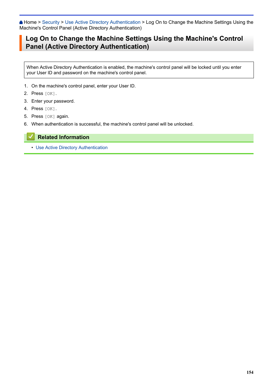 Authentication) | Brother HLL9410CDN Enterprise Color Laser Printer User Manual | Page 159 / 334