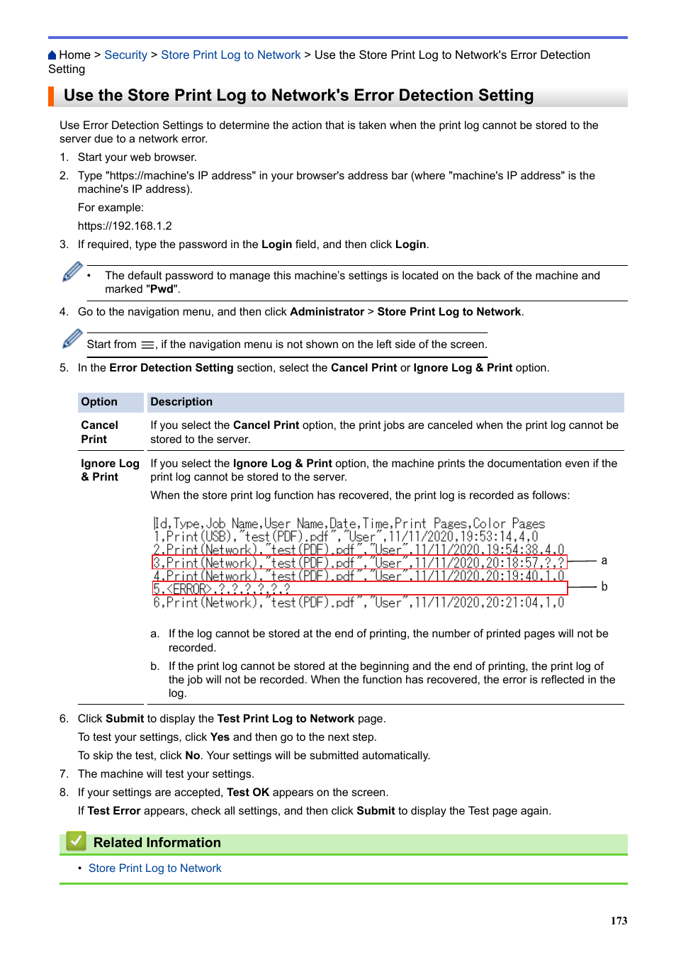 Brother HLL9410CDN Enterprise Color Laser Printer User Manual | Page 178 / 334