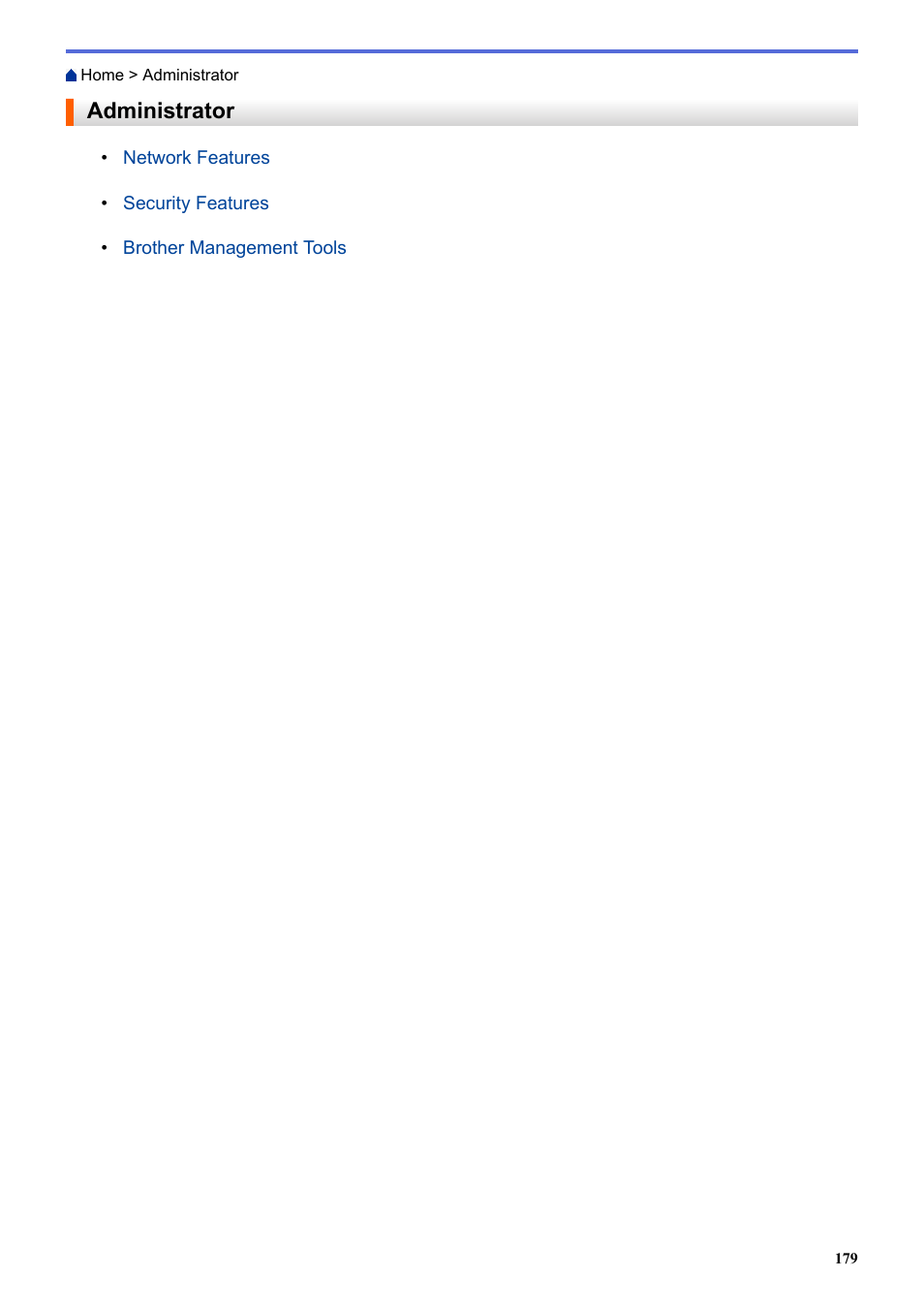Administrator | Brother HLL9410CDN Enterprise Color Laser Printer User Manual | Page 184 / 334