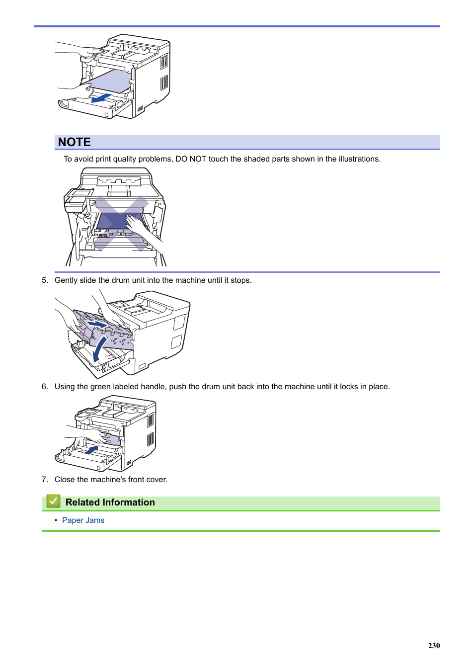 Brother HLL9410CDN Enterprise Color Laser Printer User Manual | Page 235 / 334