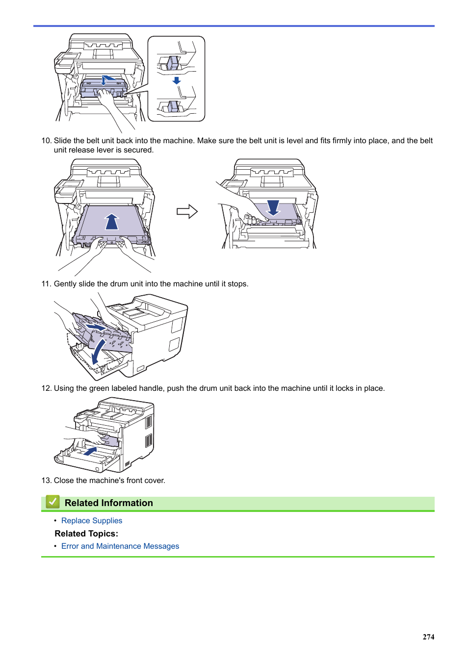 Brother HLL9410CDN Enterprise Color Laser Printer User Manual | Page 279 / 334