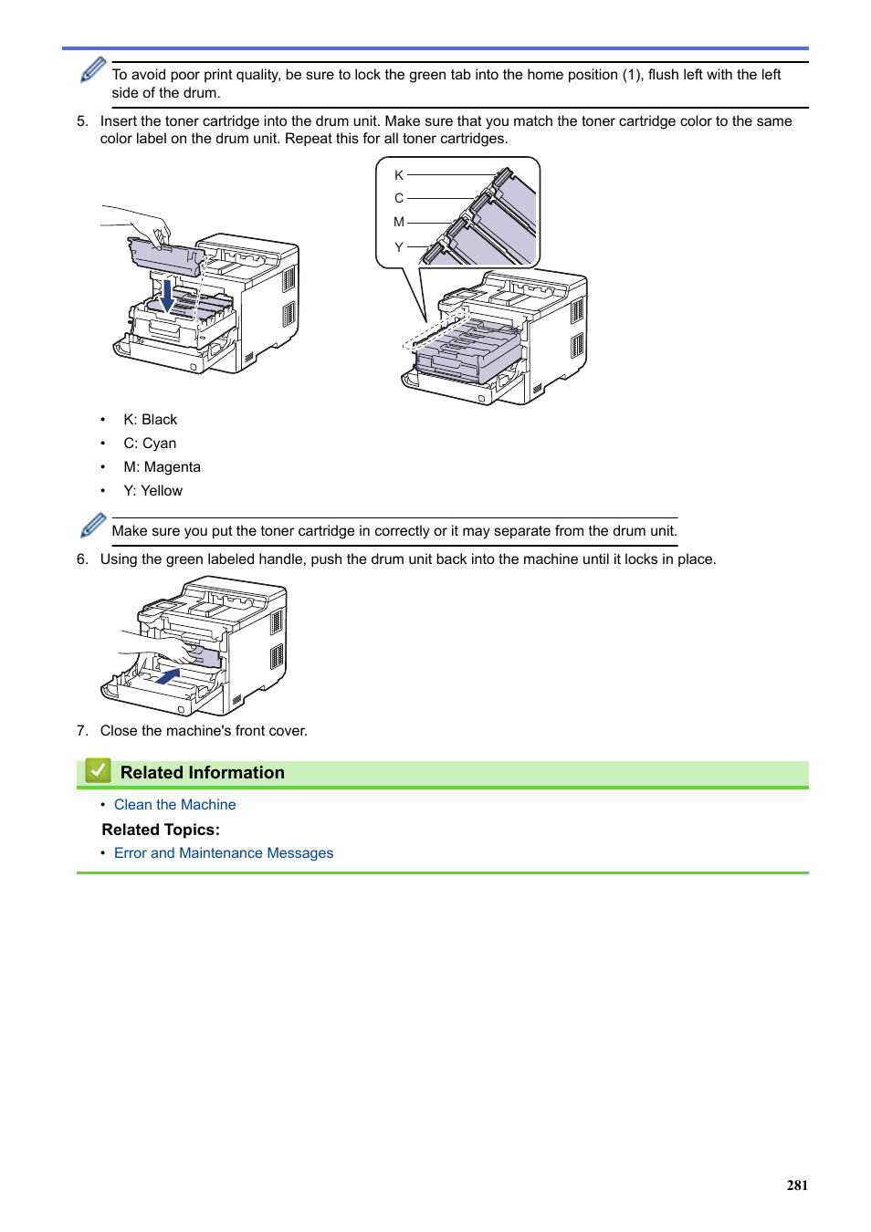 Brother HLL9410CDN Enterprise Color Laser Printer User Manual | Page 286 / 334