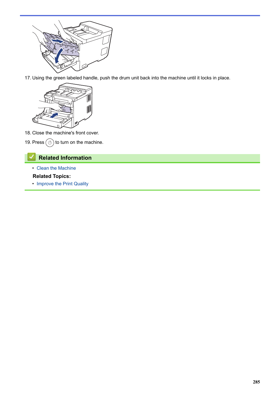 Brother HLL9410CDN Enterprise Color Laser Printer User Manual | Page 290 / 334