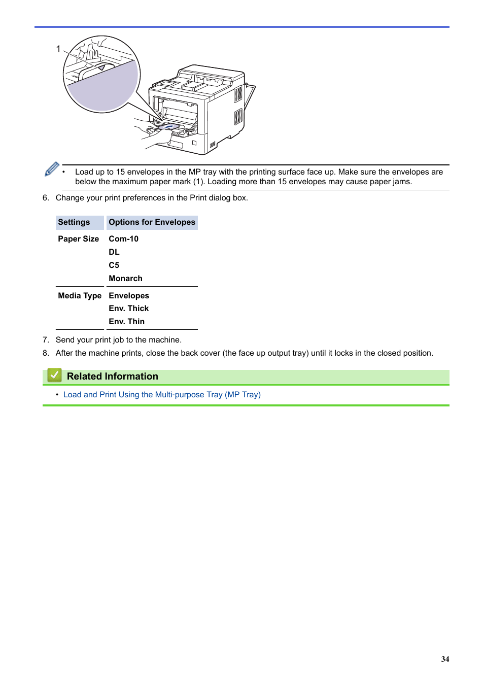 Brother HLL9410CDN Enterprise Color Laser Printer User Manual | Page 39 / 334