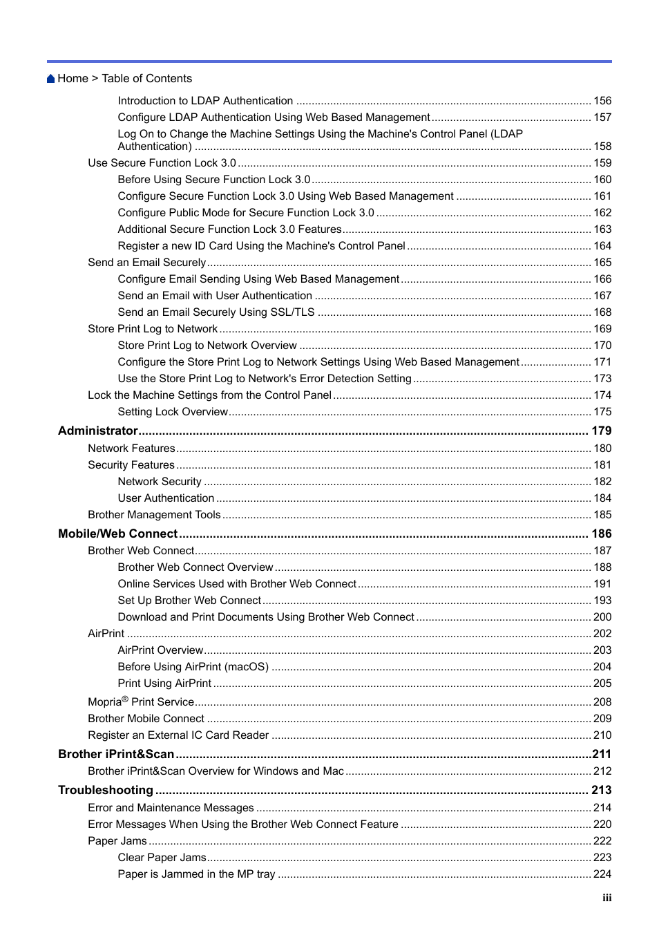 Brother HLL9410CDN Enterprise Color Laser Printer User Manual | Page 4 / 334