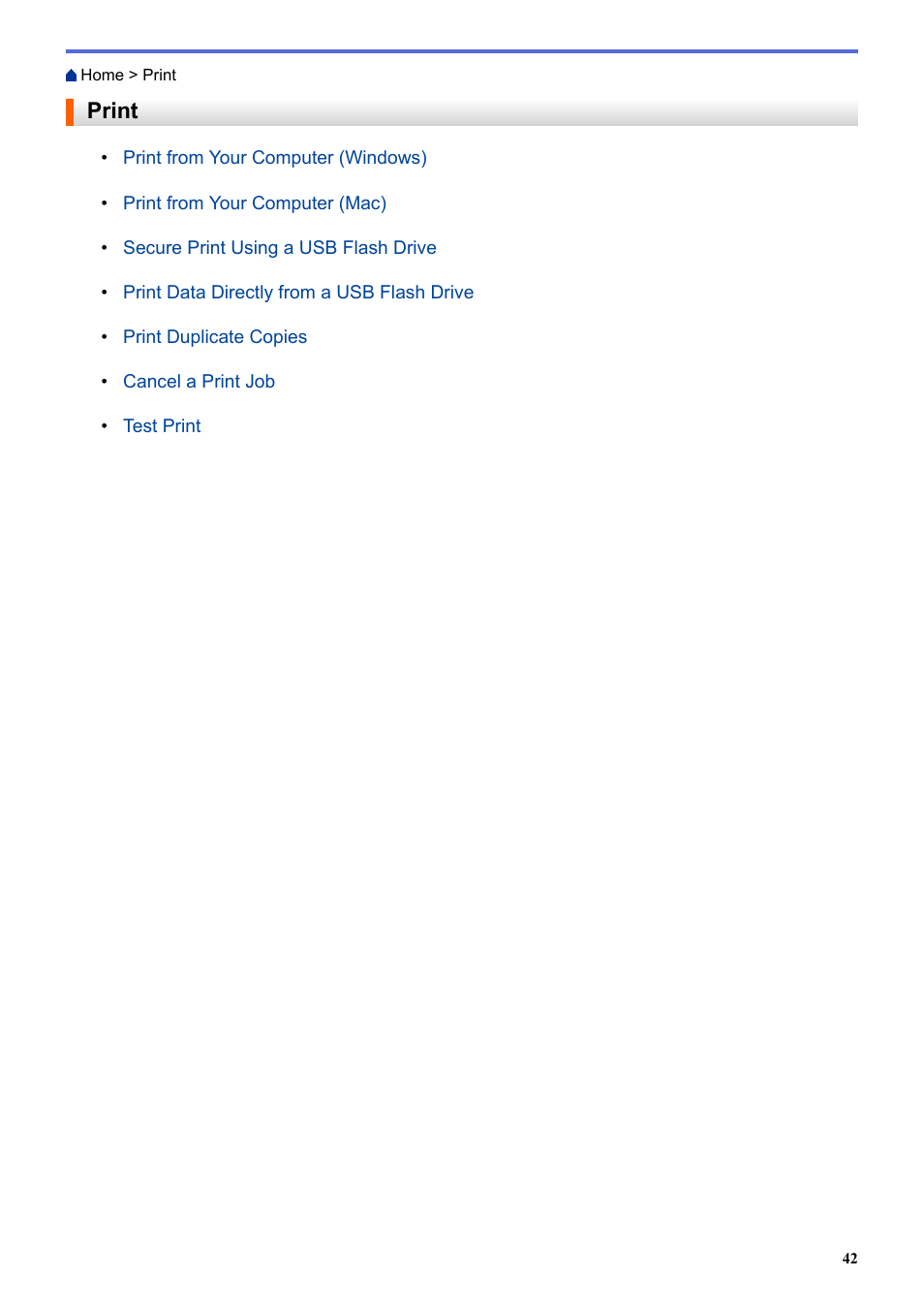 Print | Brother HLL9410CDN Enterprise Color Laser Printer User Manual | Page 47 / 334