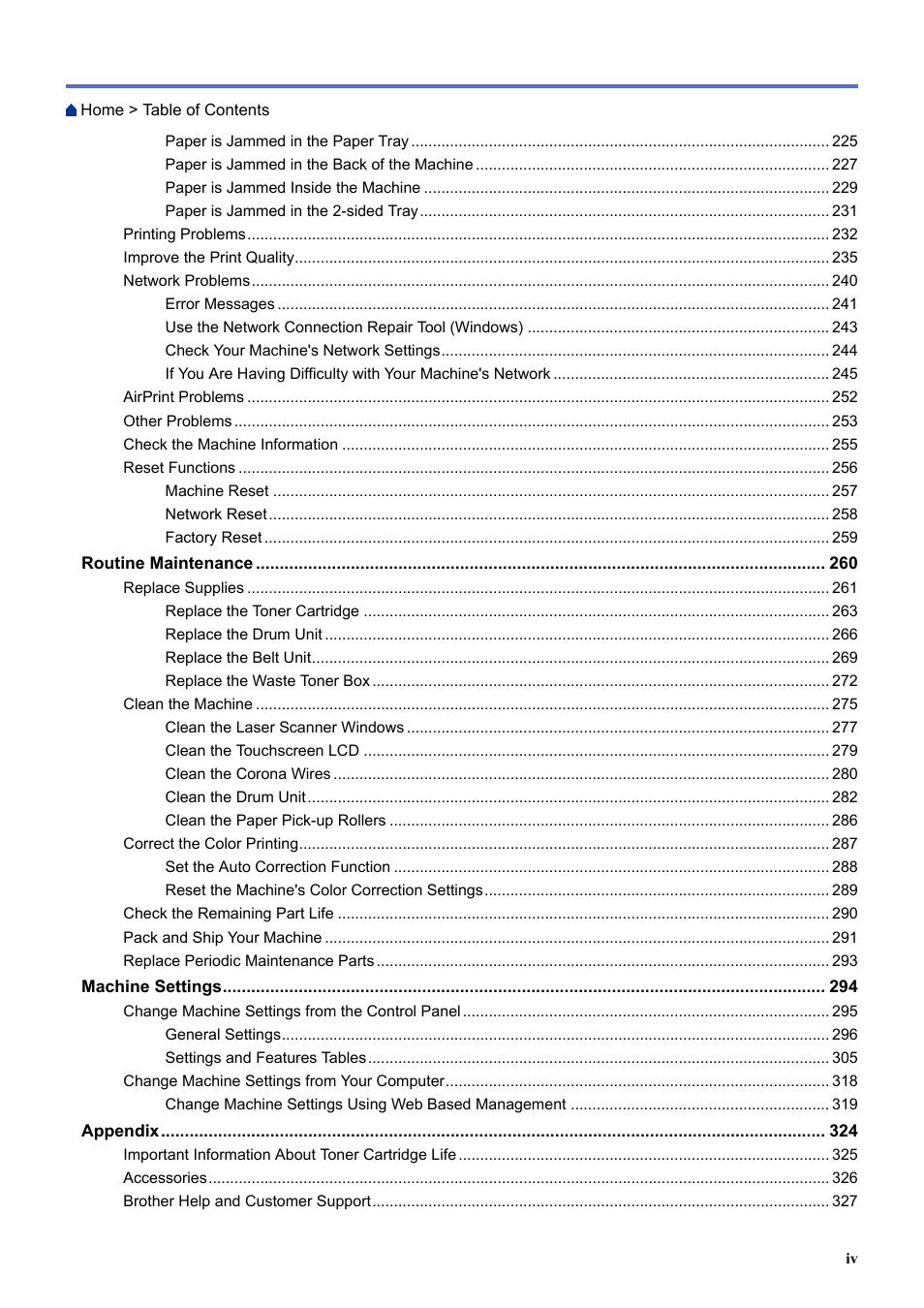 Brother HLL9410CDN Enterprise Color Laser Printer User Manual | Page 5 / 334