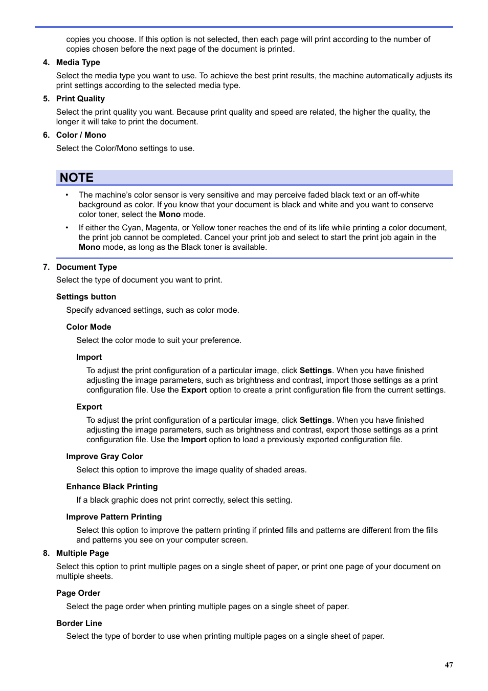 Brother HLL9410CDN Enterprise Color Laser Printer User Manual | Page 52 / 334