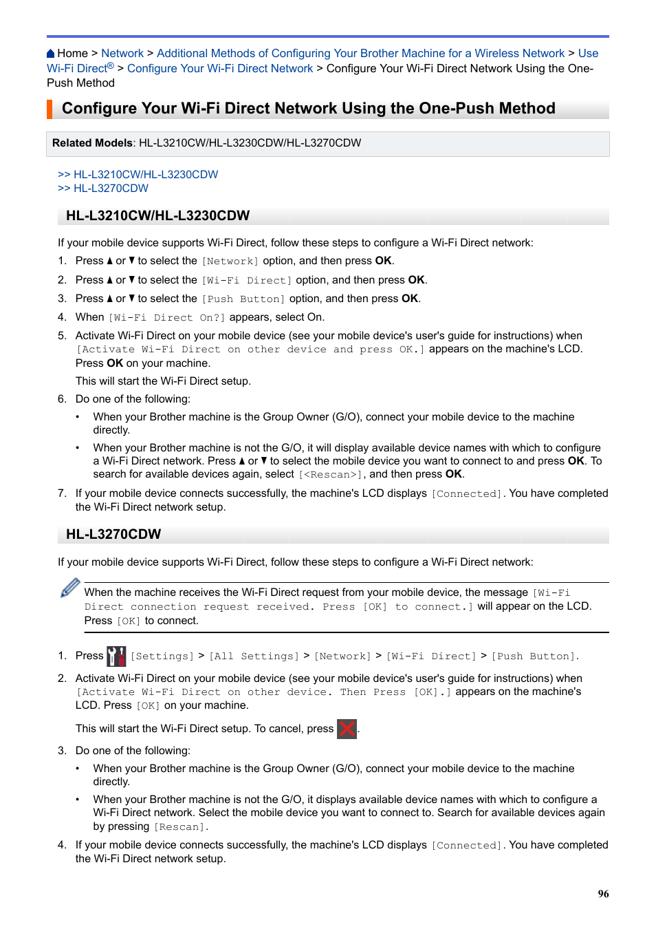 Hl-l3270cdw | Brother HL-L3230CDW Wireless Compact Printer User Manual | Page 101 / 357