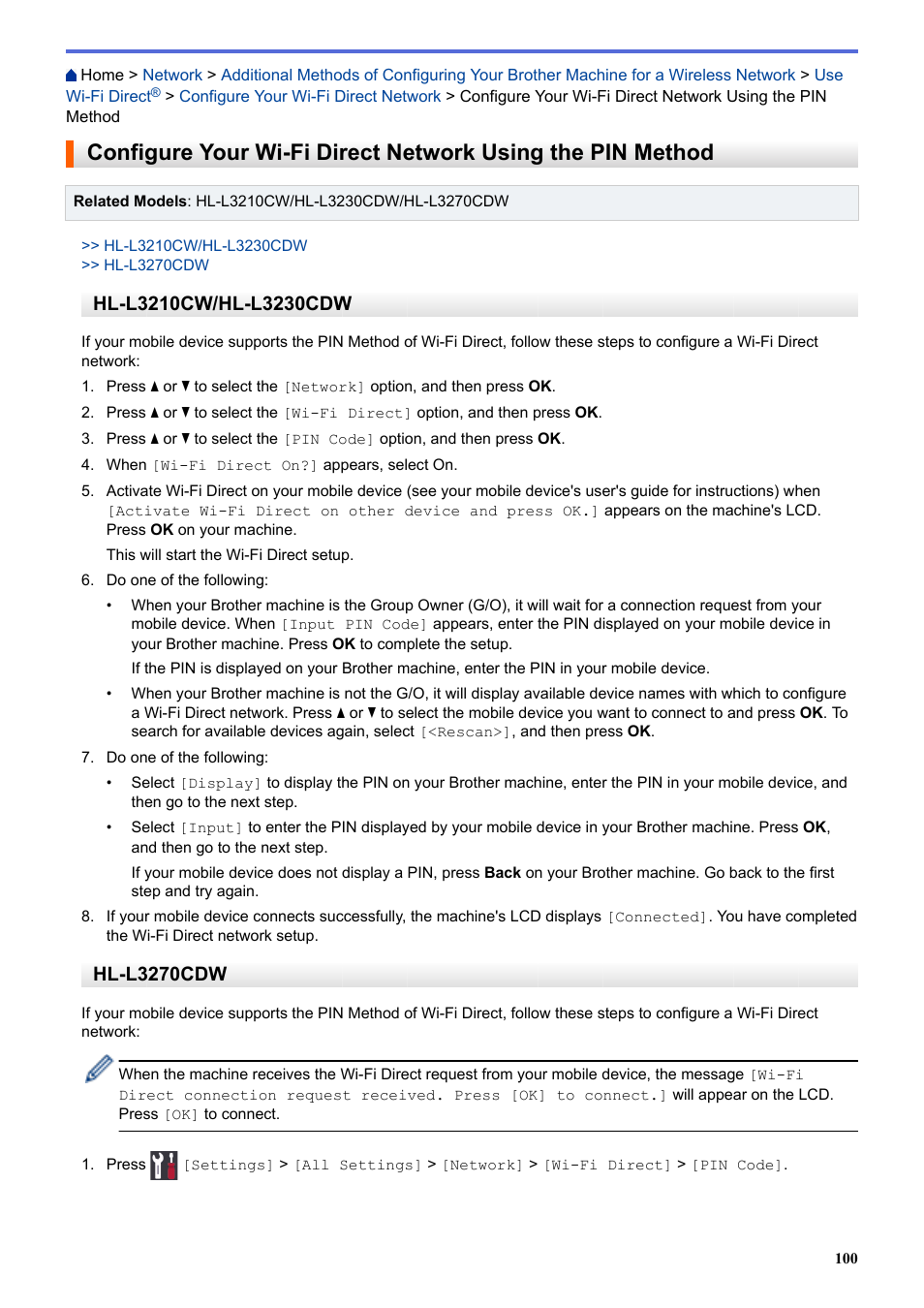 Hl-l3270cdw | Brother HL-L3230CDW Wireless Compact Printer User Manual | Page 105 / 357