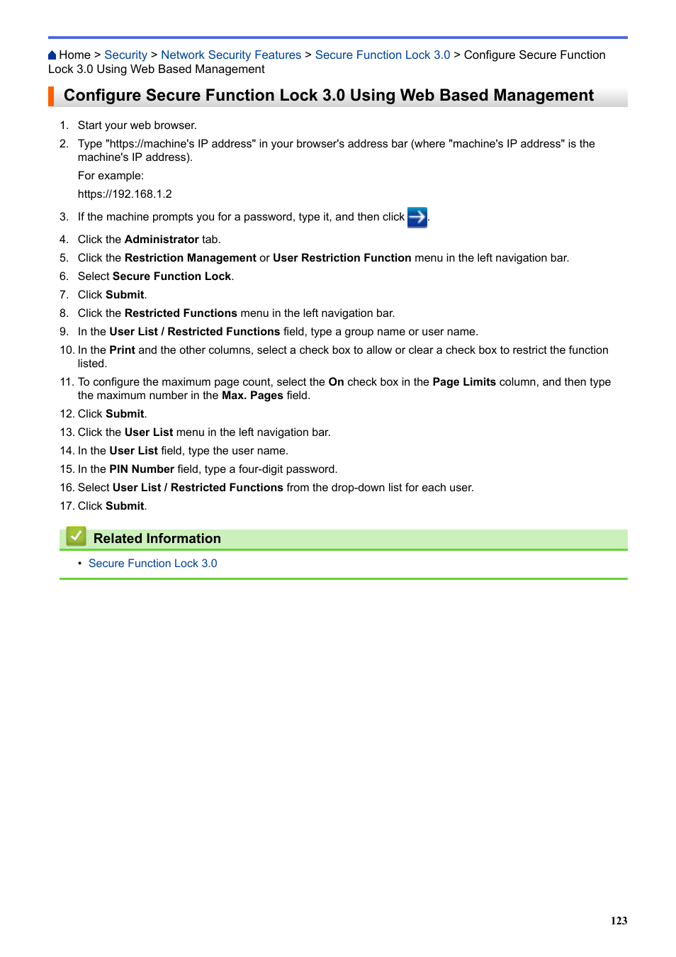 Brother HL-L3230CDW Wireless Compact Printer User Manual | Page 128 / 357