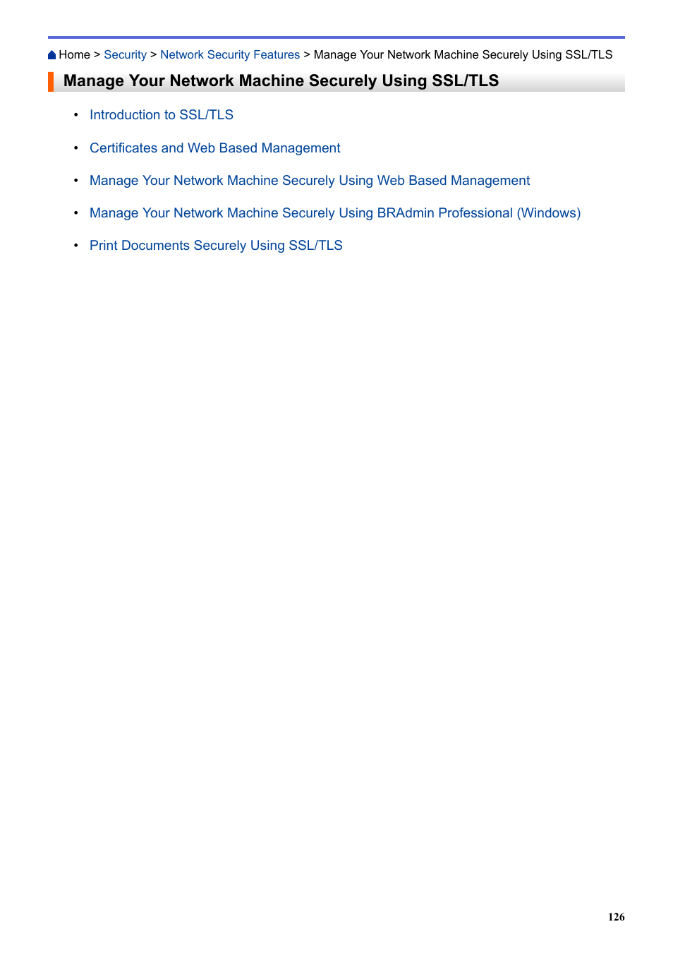 Manage your network machine securely using ssl/tls | Brother HL-L3230CDW Wireless Compact Printer User Manual | Page 131 / 357