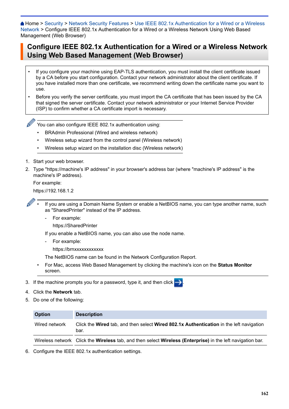 Brother HL-L3230CDW Wireless Compact Printer User Manual | Page 167 / 357