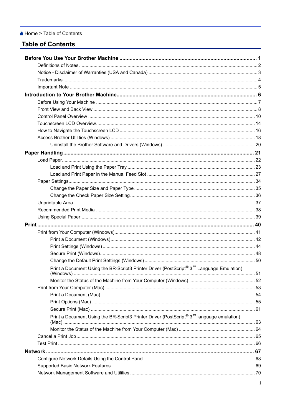 Brother HL-L3230CDW Wireless Compact Printer User Manual | Page 2 / 357