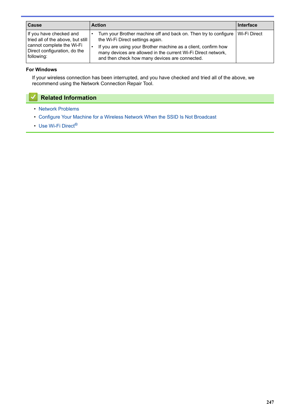 Related information | Brother HL-L3230CDW Wireless Compact Printer User Manual | Page 252 / 357
