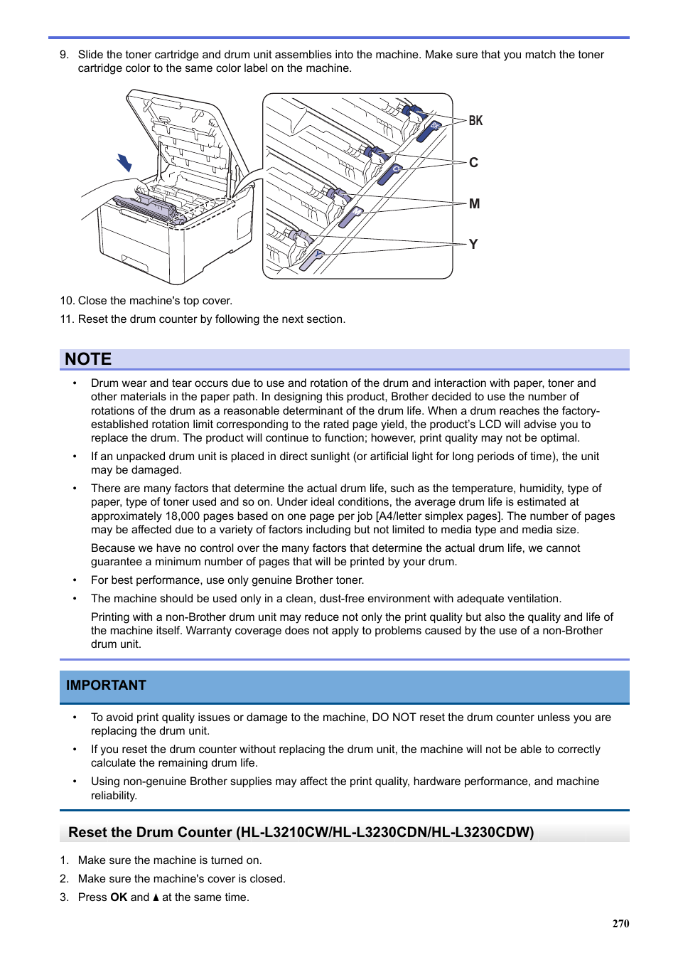 Brother HL-L3230CDW Wireless Compact Printer User Manual | Page 275 / 357