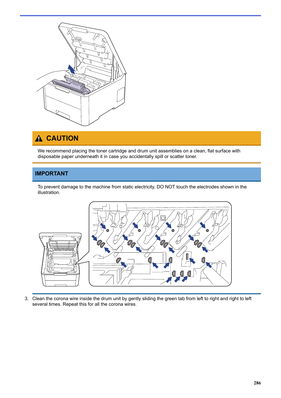 Caution | Brother HL-L3230CDW Wireless Compact Printer User Manual | Page 291 / 357