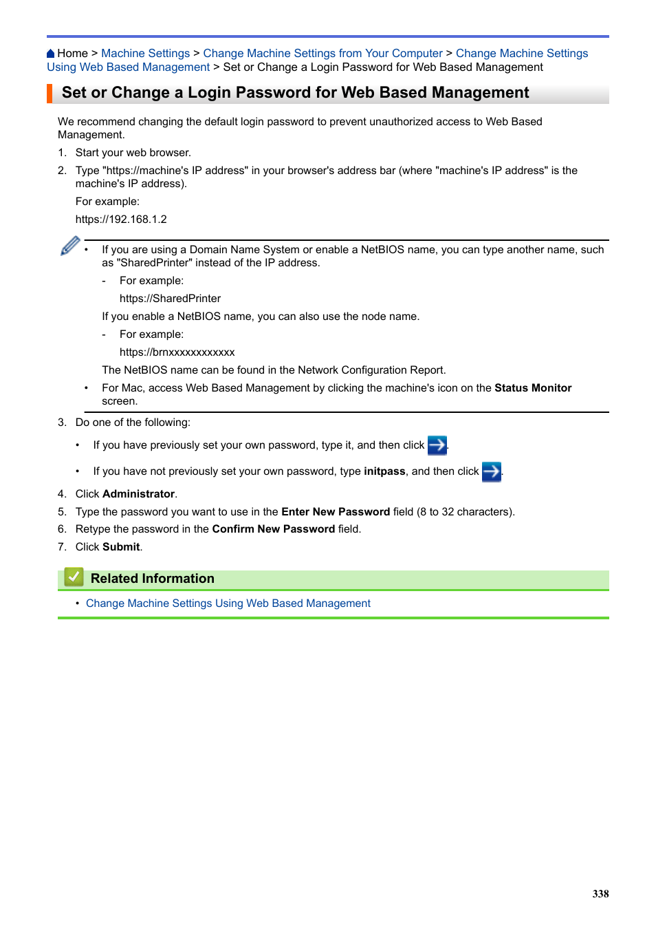 Brother HL-L3230CDW Wireless Compact Printer User Manual | Page 343 / 357