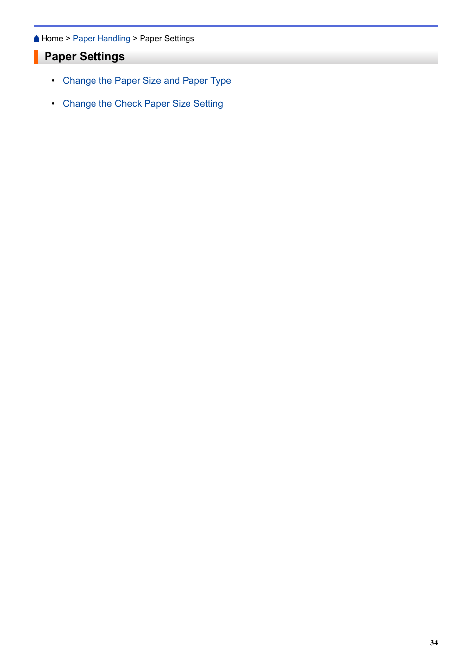 Paper settings | Brother HL-L3230CDW Wireless Compact Printer User Manual | Page 39 / 357