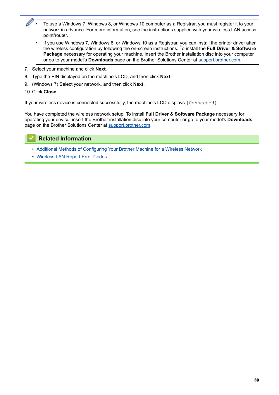 Brother HL-L3230CDW Wireless Compact Printer User Manual | Page 85 / 357