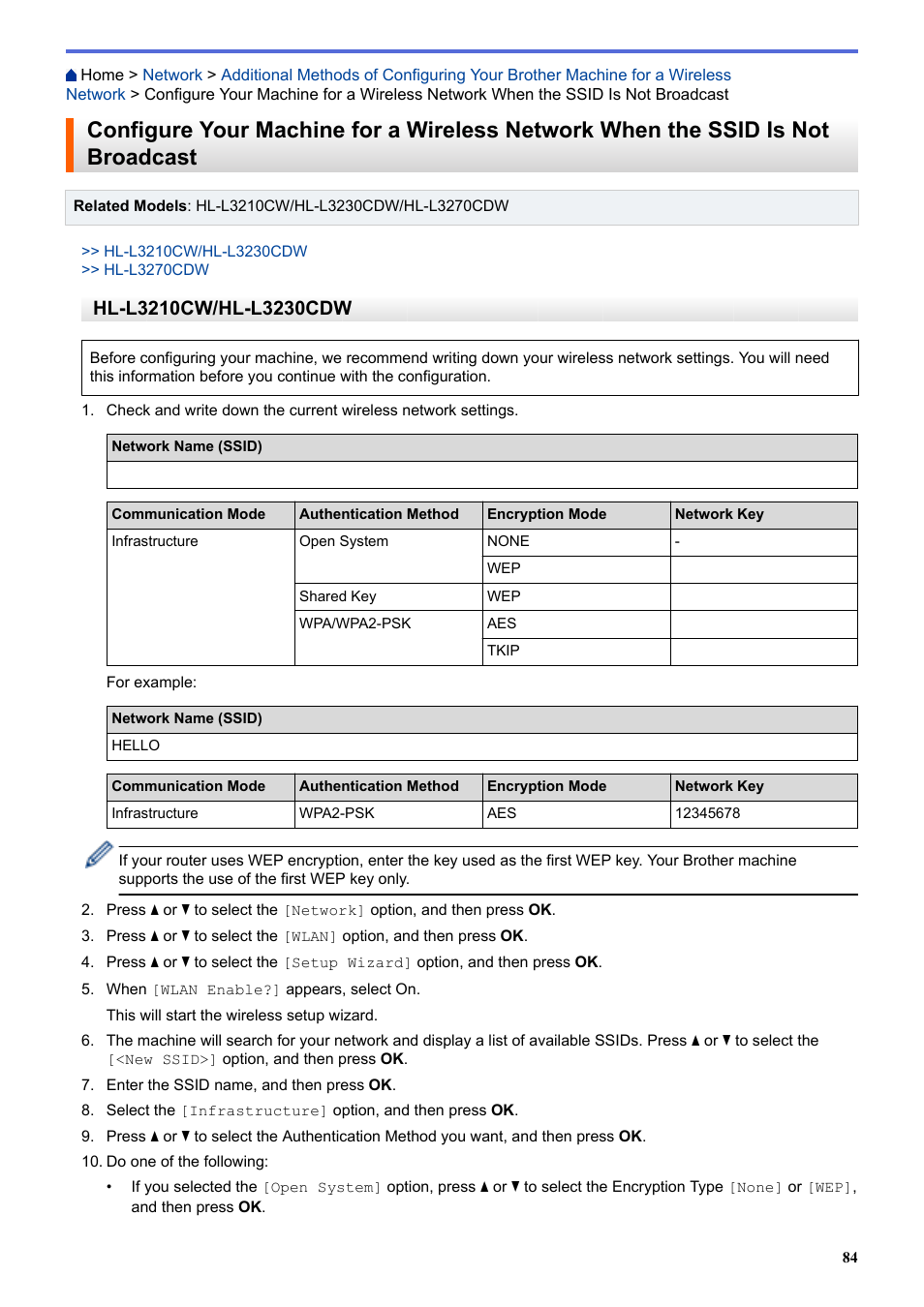 Brother HL-L3230CDW Wireless Compact Printer User Manual | Page 89 / 357