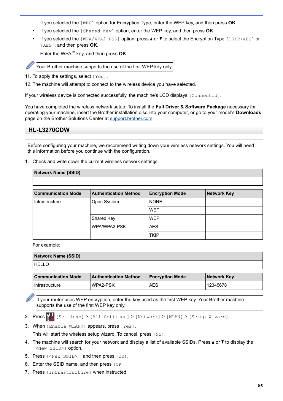 Hl-l3270cdw | Brother HL-L3230CDW Wireless Compact Printer User Manual | Page 90 / 357